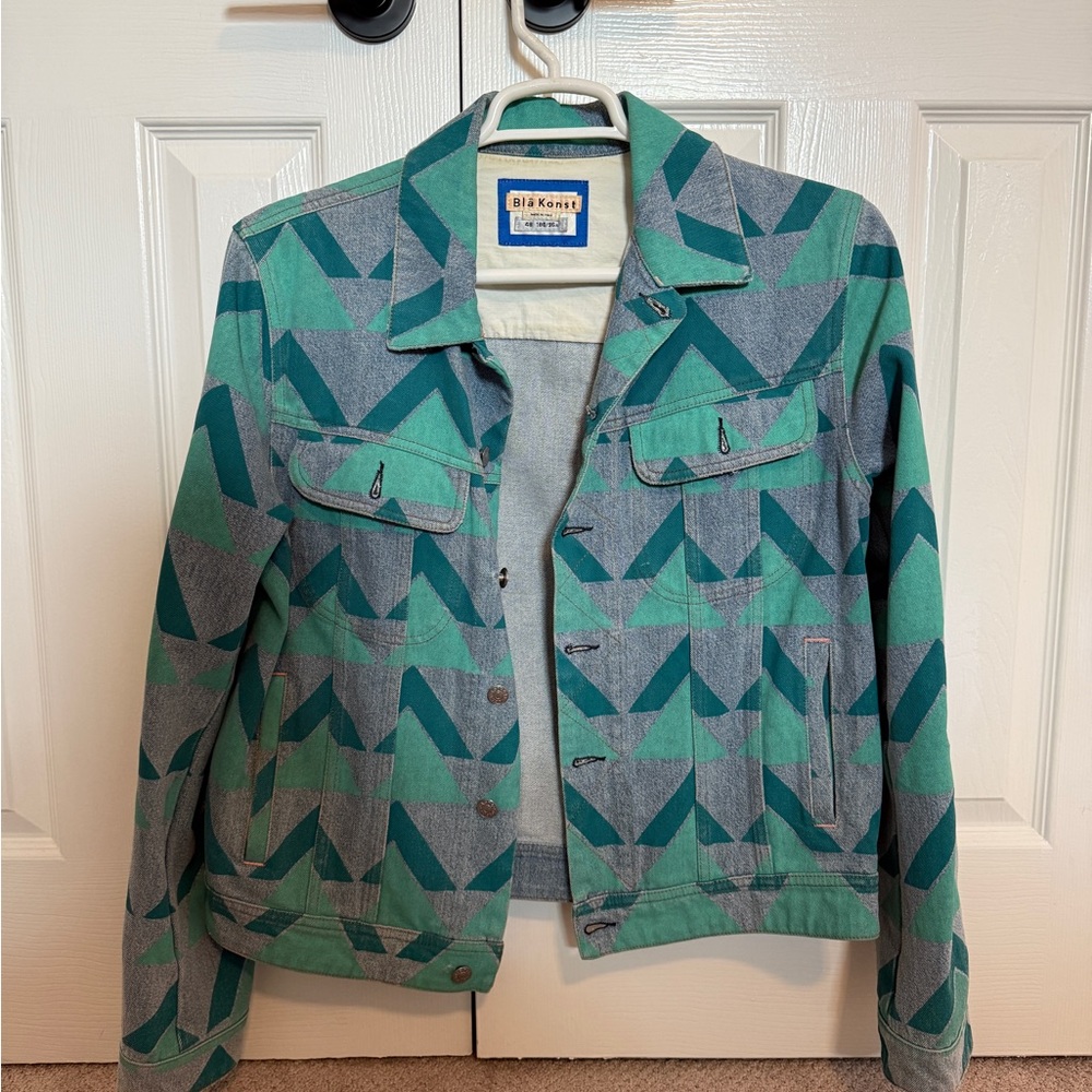 Acne Studios
Bla Konst Tent Print Denim Jacket